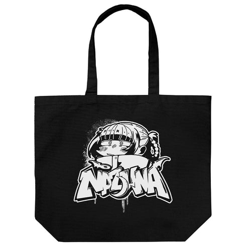 『よふかしのうた Season2』ナズナ ペイントアート ラージトート ブラック